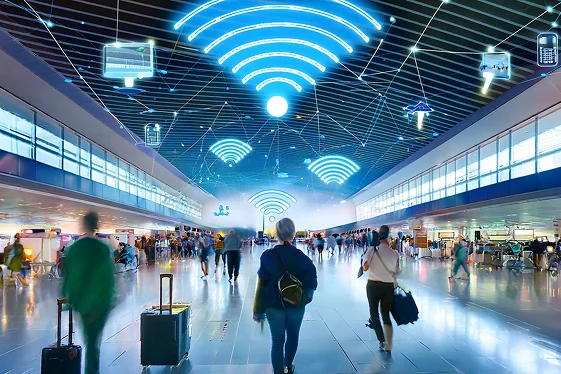 Airport Wi-Fi Infrastructure - Travel Retail project showcase